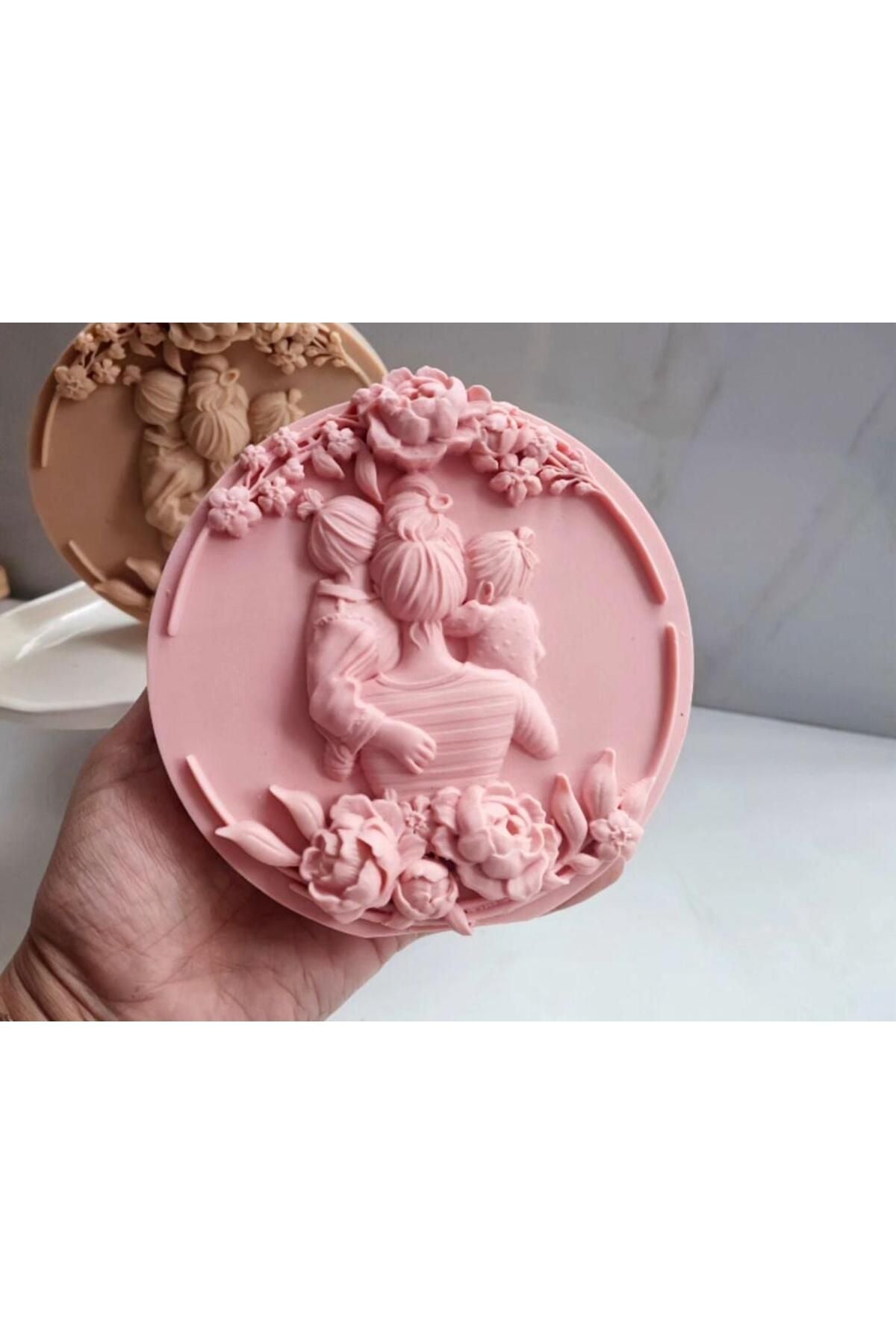 Dekoratif Anne çoçuk mum anneler gününe özel tekli sevgiler Mum