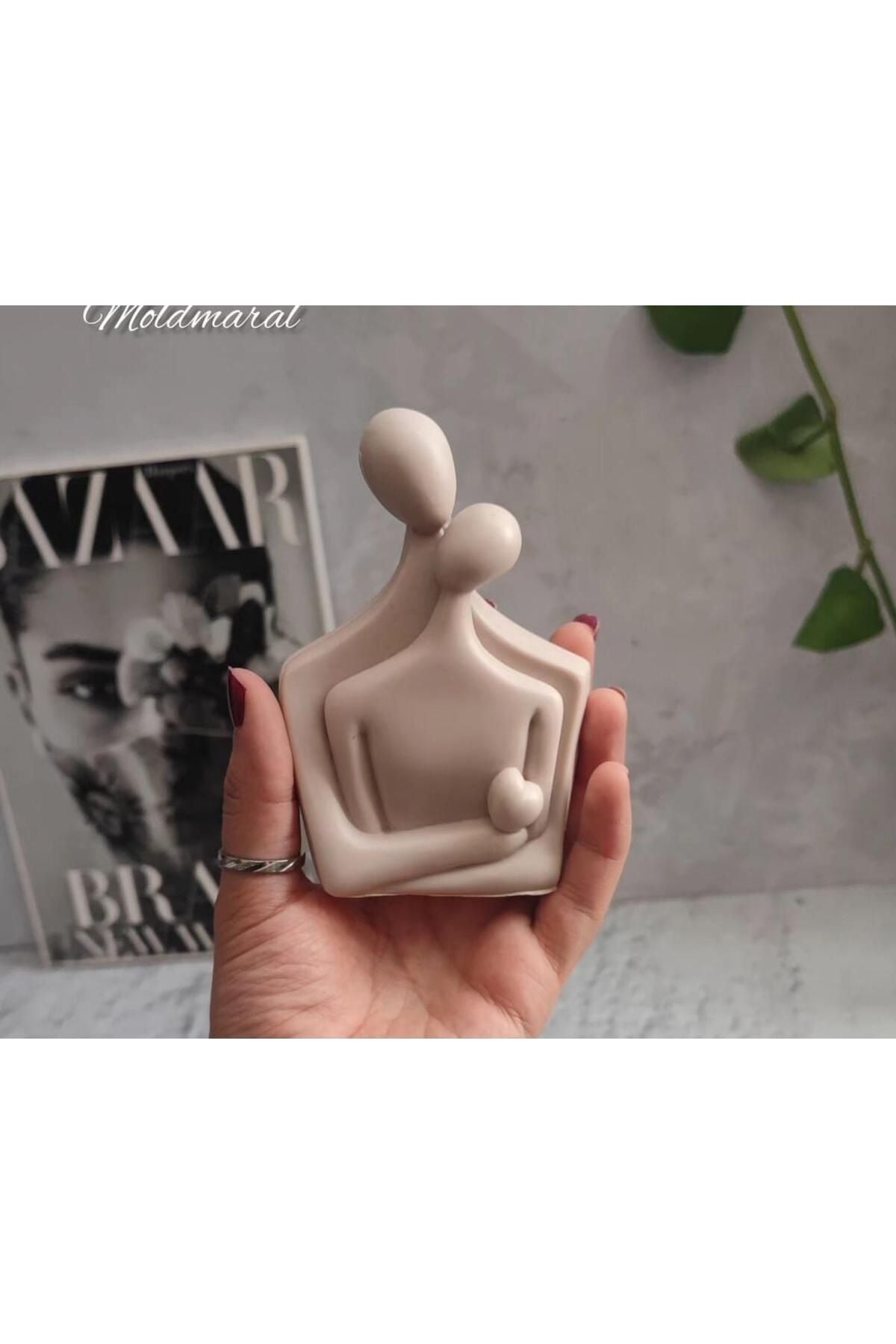 Dekoratif Luks mum Sevgi aşk mum Kahve Renk 100 tekli Mum