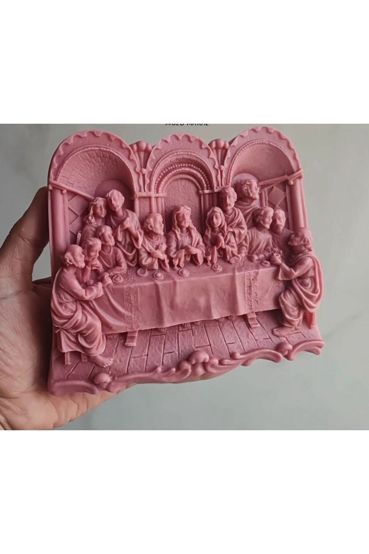 Dekoratif Son Akşam Yemeği tekli Mum