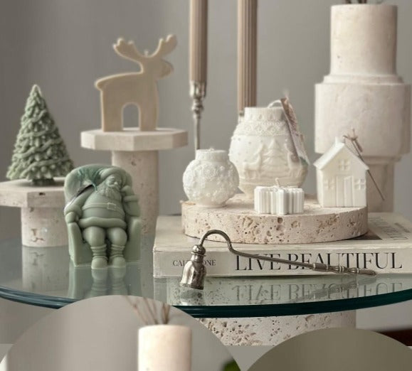 Yeniyıl Çam Ağaç +Geyik+Buyuk Coin +Küçük Coin+Noel baba +Kartanesi Tolam 6 Parça