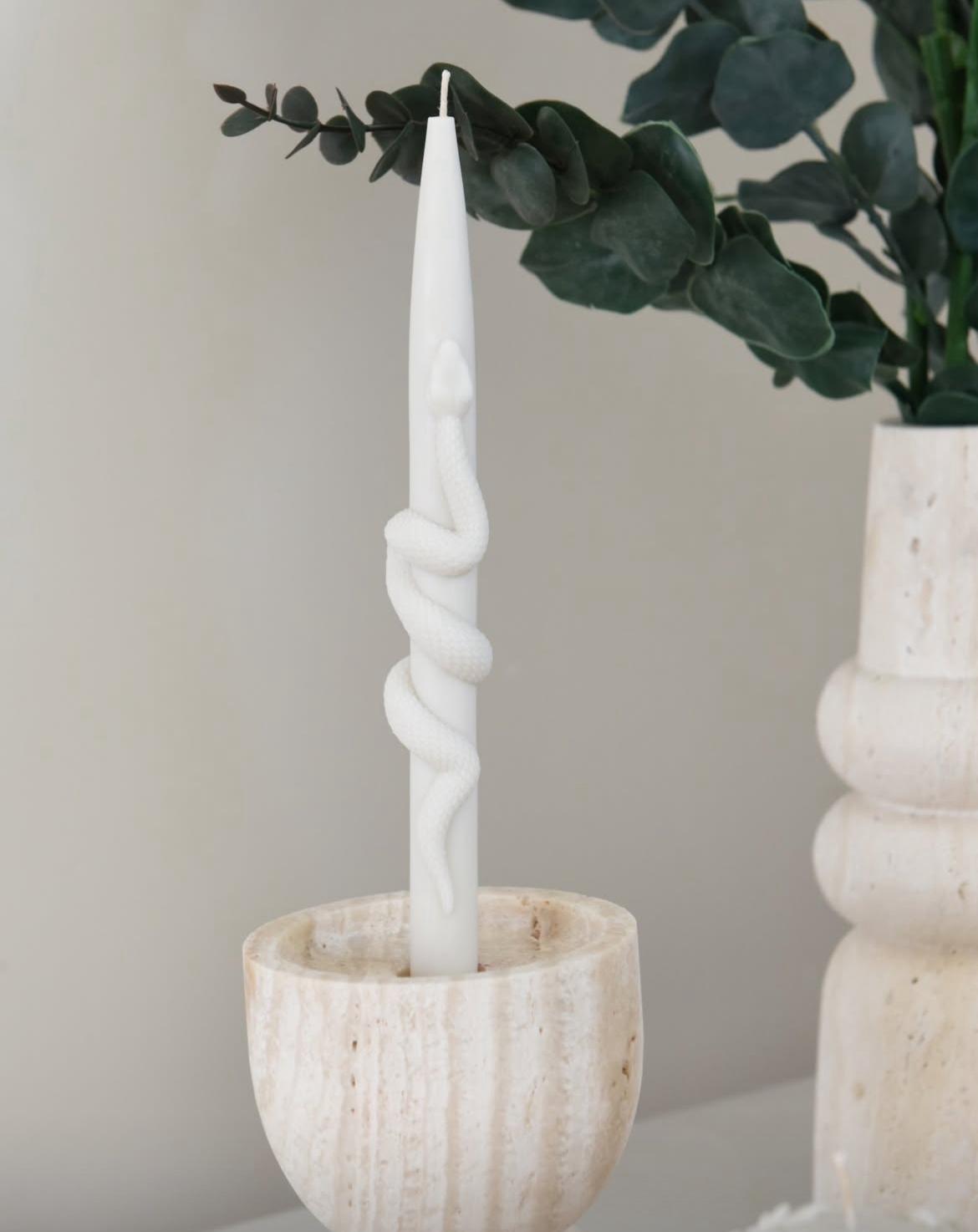 Dekoratif Mum Şamdanlık mum Beyaz Mum Alp 2 kili mum