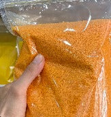 1 KG Turuncu İnci Tozu Mum GÜL Kokulu