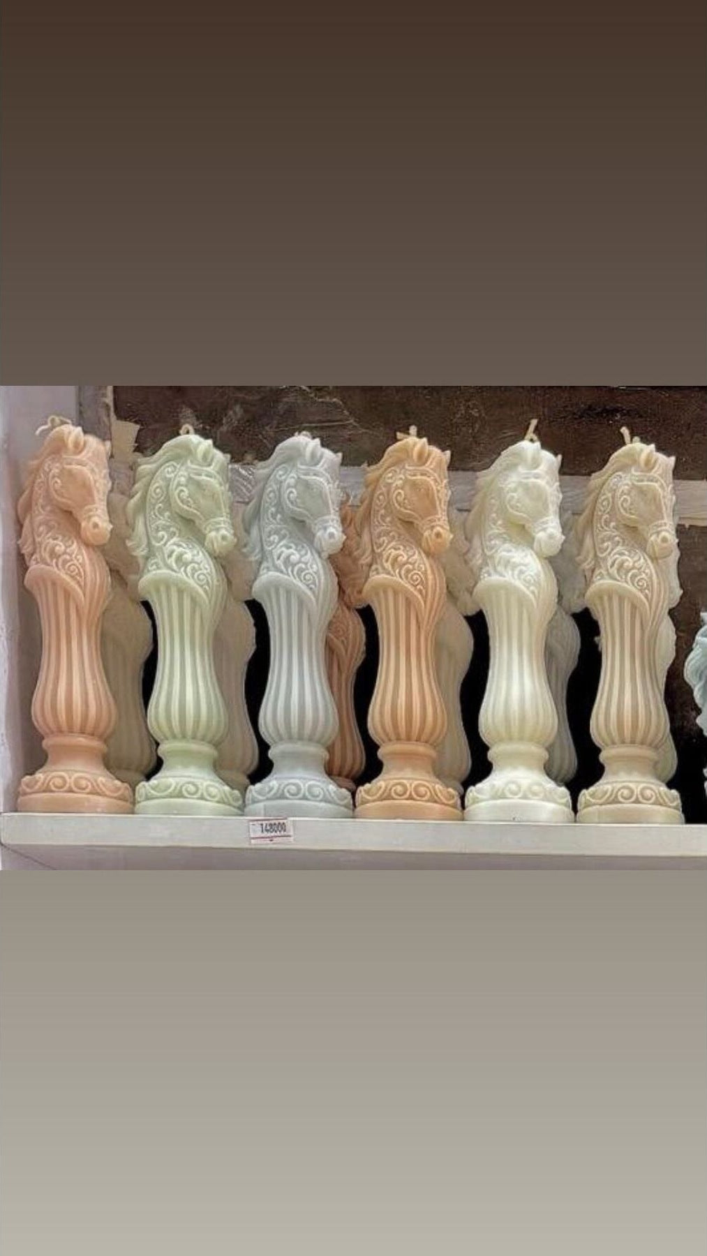 Dekoratif Soya Mum Aat Açık Mavi
