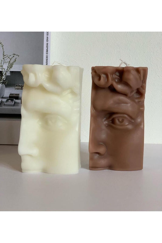 Dekoratif Davud Yüzü Kahve Renk