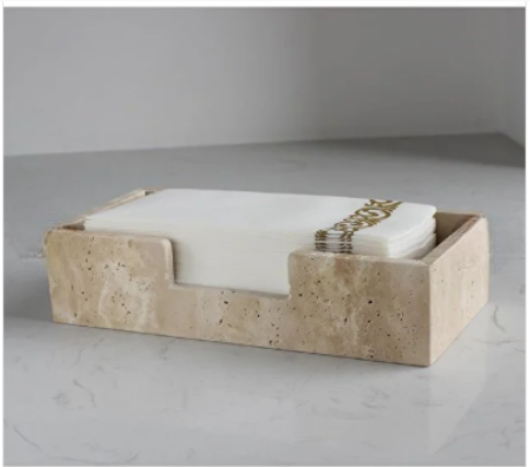 Doğal Traverten Peçetelik, Havluluk, Düzenleyici