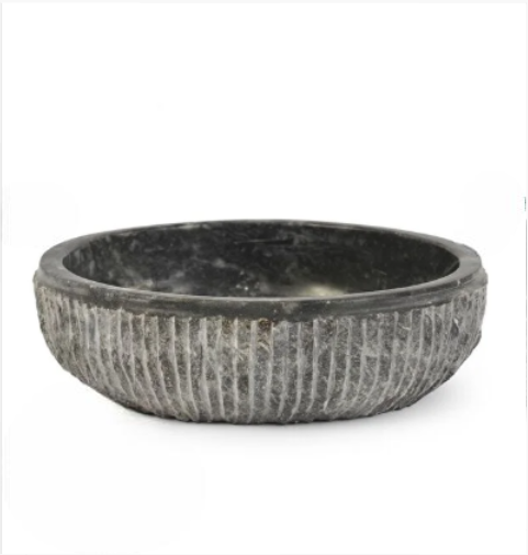 traverten doğal taş özel tasarım kase