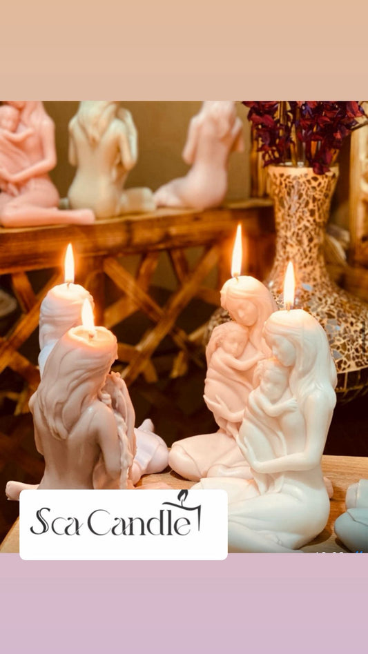 Dekoratfi Mum Anne Çoçuk Kadın kırem Renk