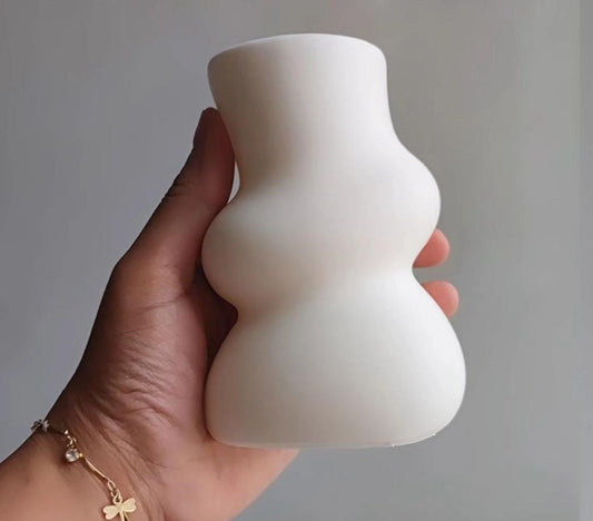 Dekoraitf mum Eğlim model Kırık Beyaz