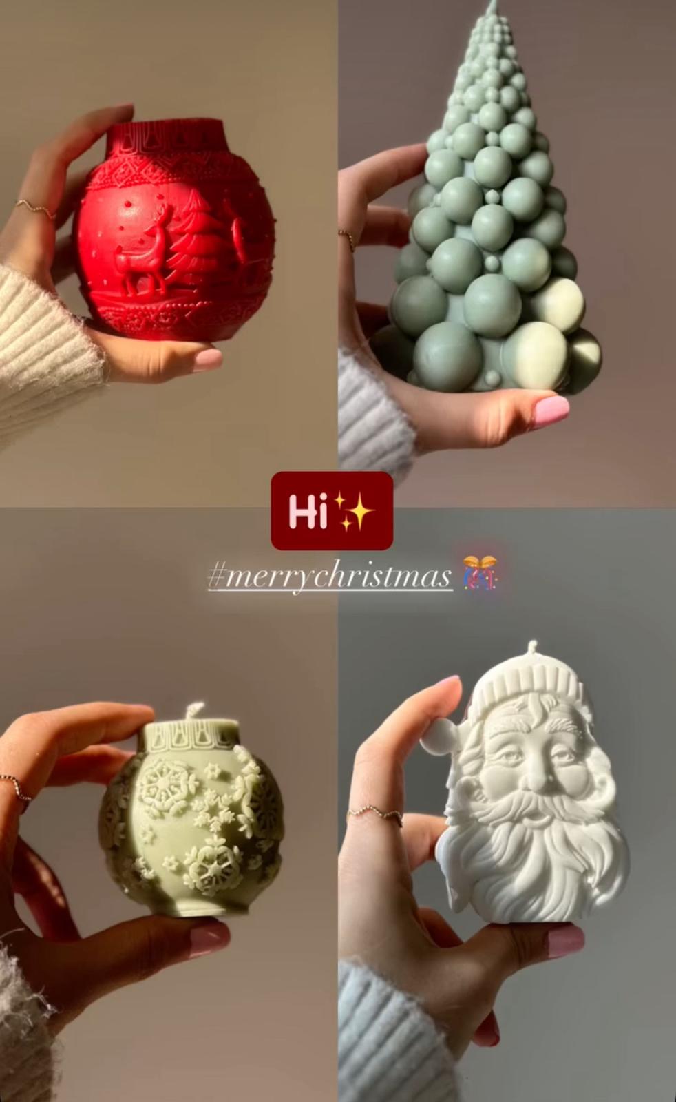 YeniyIl Buyuk Coin+Noeil Baba +Küçük Coin +Top ağaç  Toplam 4 parça