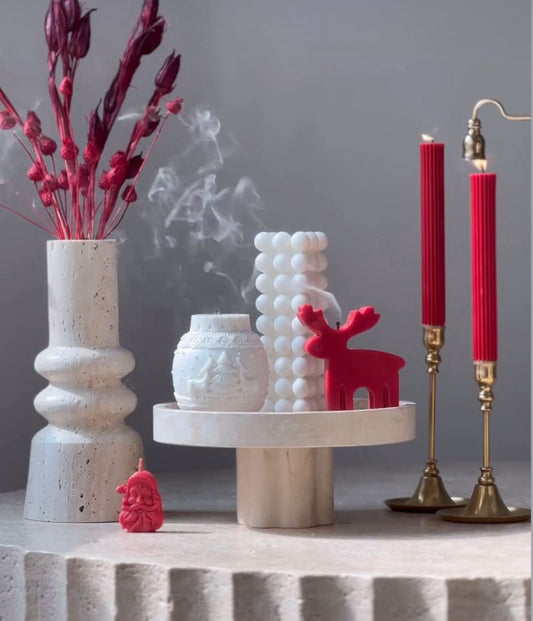 Yeniyıl Geeyik +Şamdan mum +Noel Baba +coin Toplam 5 Parça