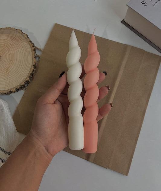 Dekoratif Mum Burgu Mum 2 kili mum