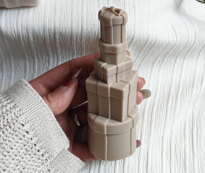 Dekoratif Hediye YeniYıl Chrismas Yeni Yıl Kahve Renk 100 tekli Mum