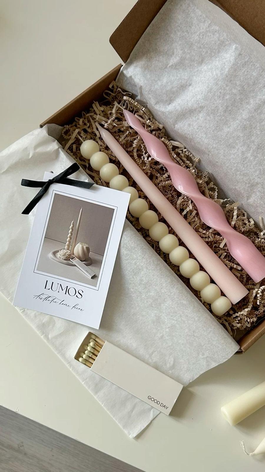 Dekoratif Mum Şamdan mum 3 Lü