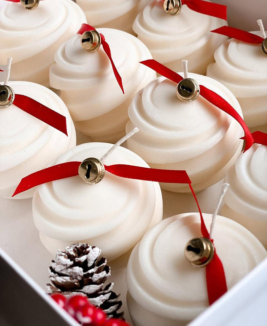 Dekoratif Mum yuvarlak şık model