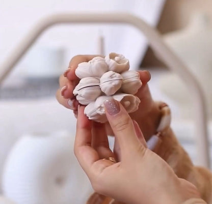 Dekoratif Mum Dekoratif Mum 25 Cm şamdanlık mum 2 adet +4 parça gül tolam 6 parça