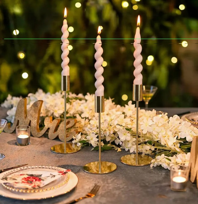 3 Parça Metal Mumluk Seti