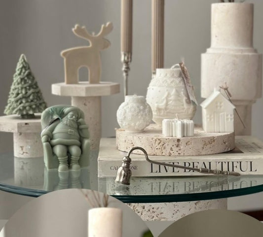 Yeniyıl Çam Ağaç +Geyik+Buyuk Coin +Küçük Coin+Noel baba +Kartanesi Tolam 6 Parça