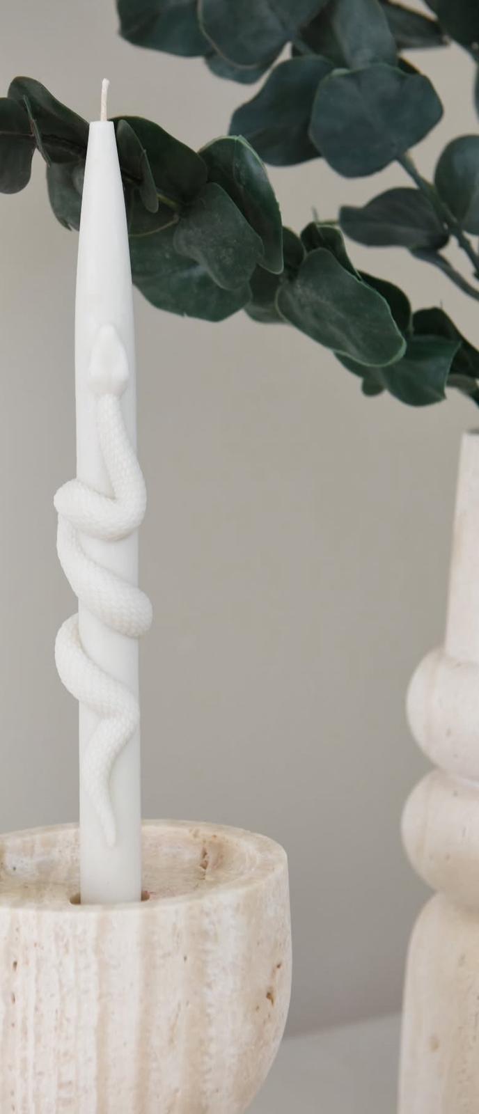 Dekoratif Mum Şamdanlık mum Beyaz Mum Alp 2 kili mum