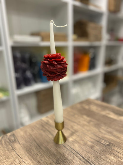 Dekoratif Mum Şamdan Mum tekli