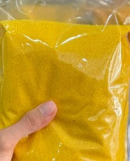 1 KG Sarı İnci Tozu Mum GÜL Kokusuz