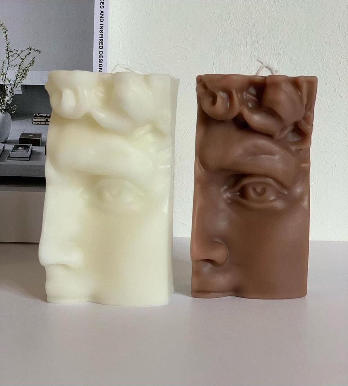 Dekoratif Davud Yüzü Kahve %100 Soya Wax Kokulu