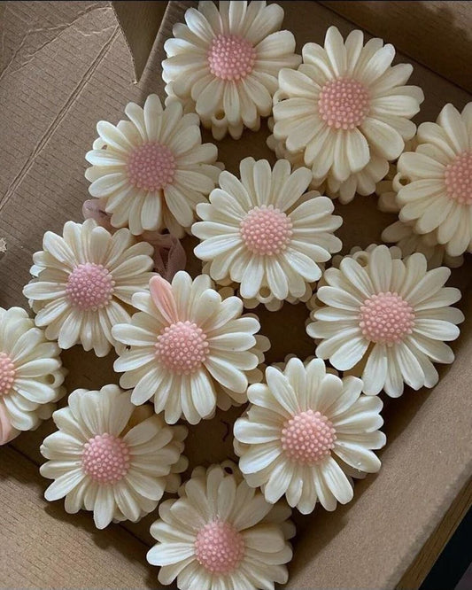Dekoratif Gül Mum Tekli 5,5x5,5 cm Beyaz