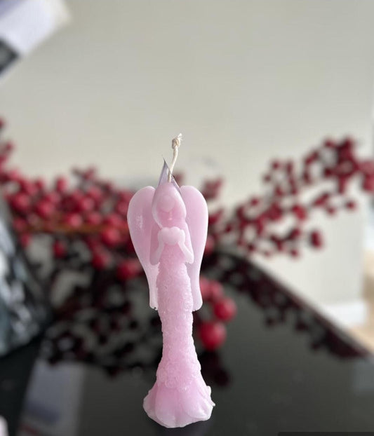 Dekoratif Melek Mum Tekli