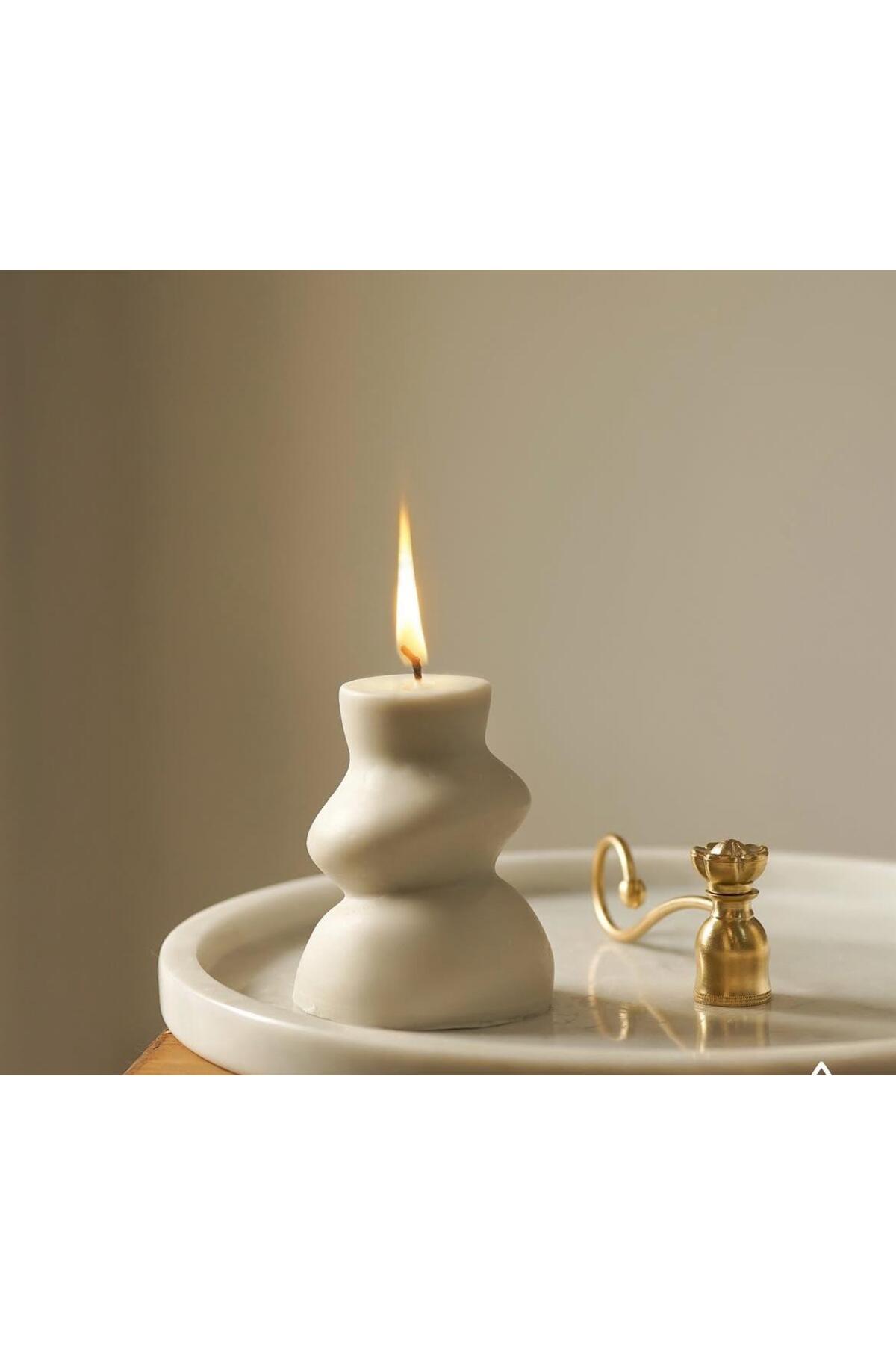 Dekoratif Mum Eğlimli Set 2'li – görsel 2