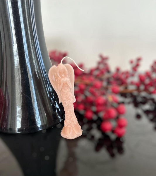 Dekoratif Mum Melek Sütlü Kahve 10x3,5 cm