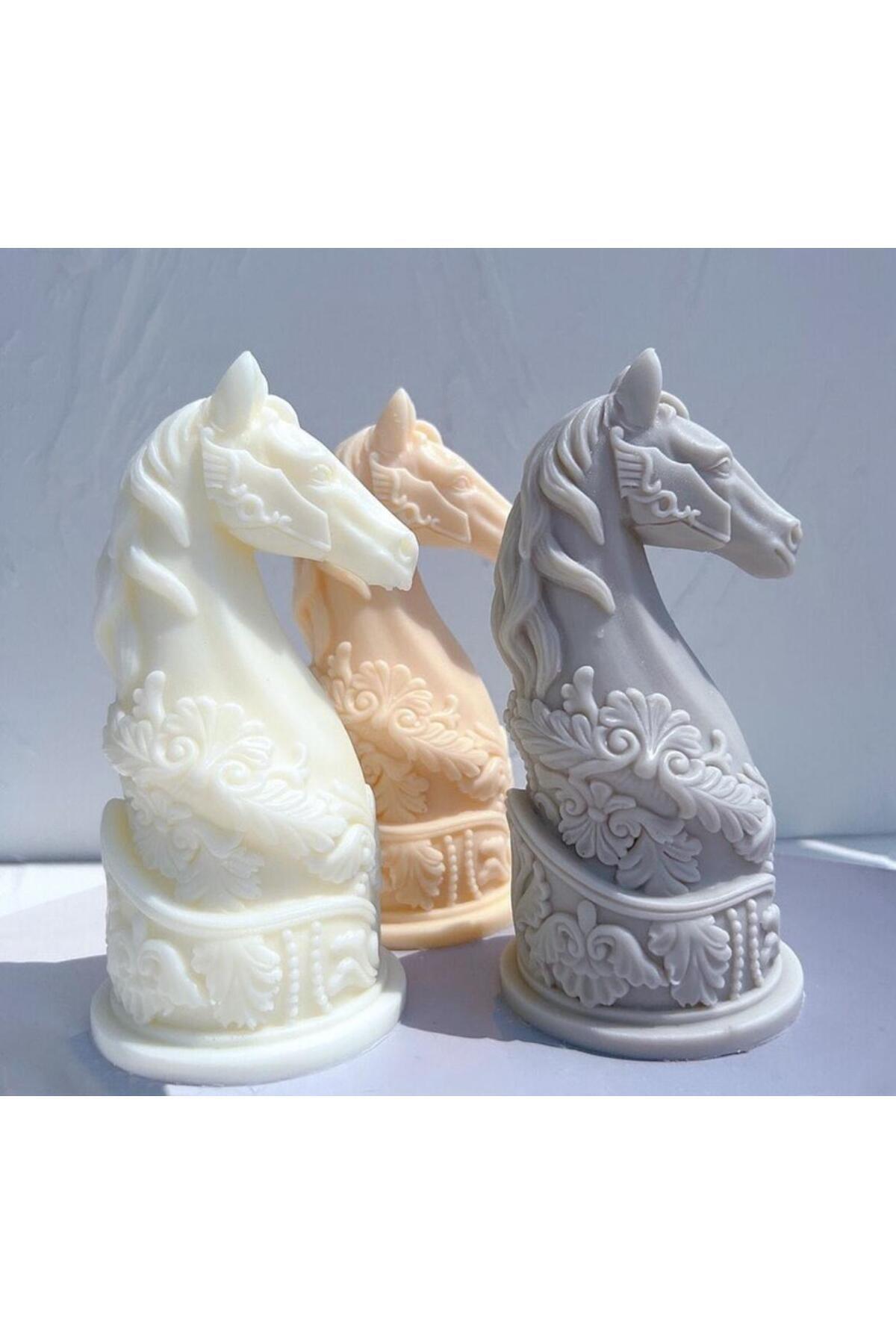 Dekoratif Mum Tekli 18x7,50 cm Kırık Beyaz – görsel 3