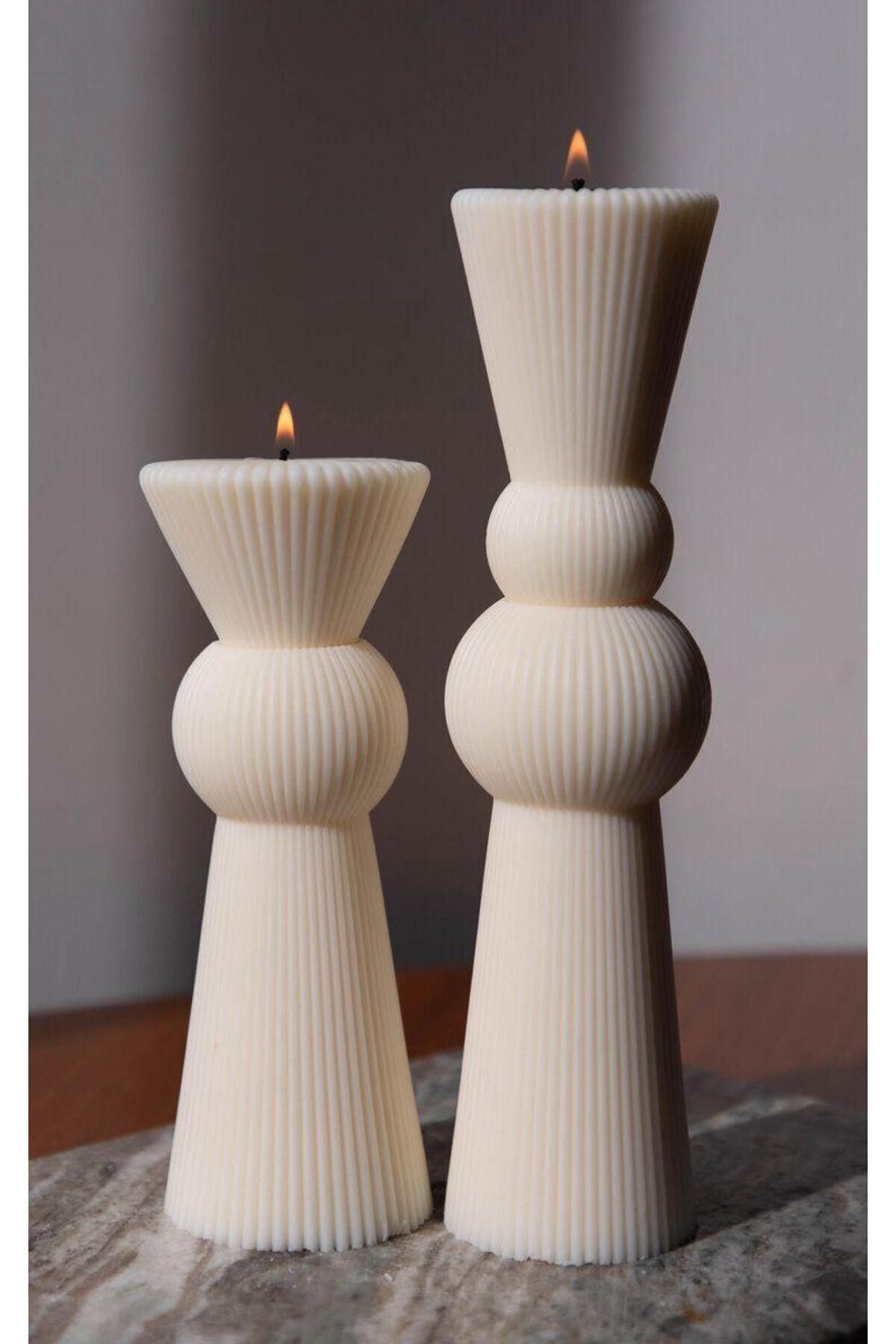 Dekoratif Mum Tekli 22x6 cm .tüm Renkelr – görsel 4