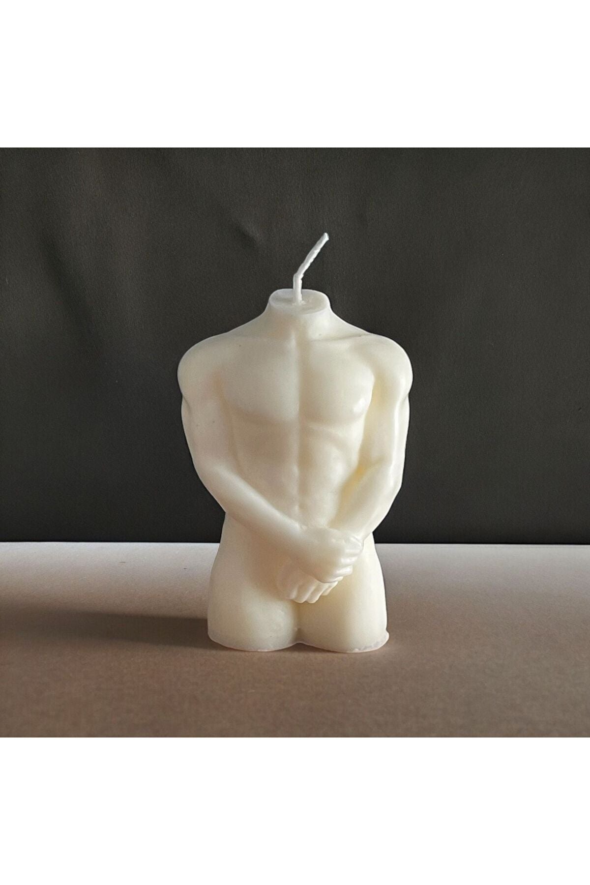 Dekoratif Sexsi Beyaz Lüks Mum – görsel 2