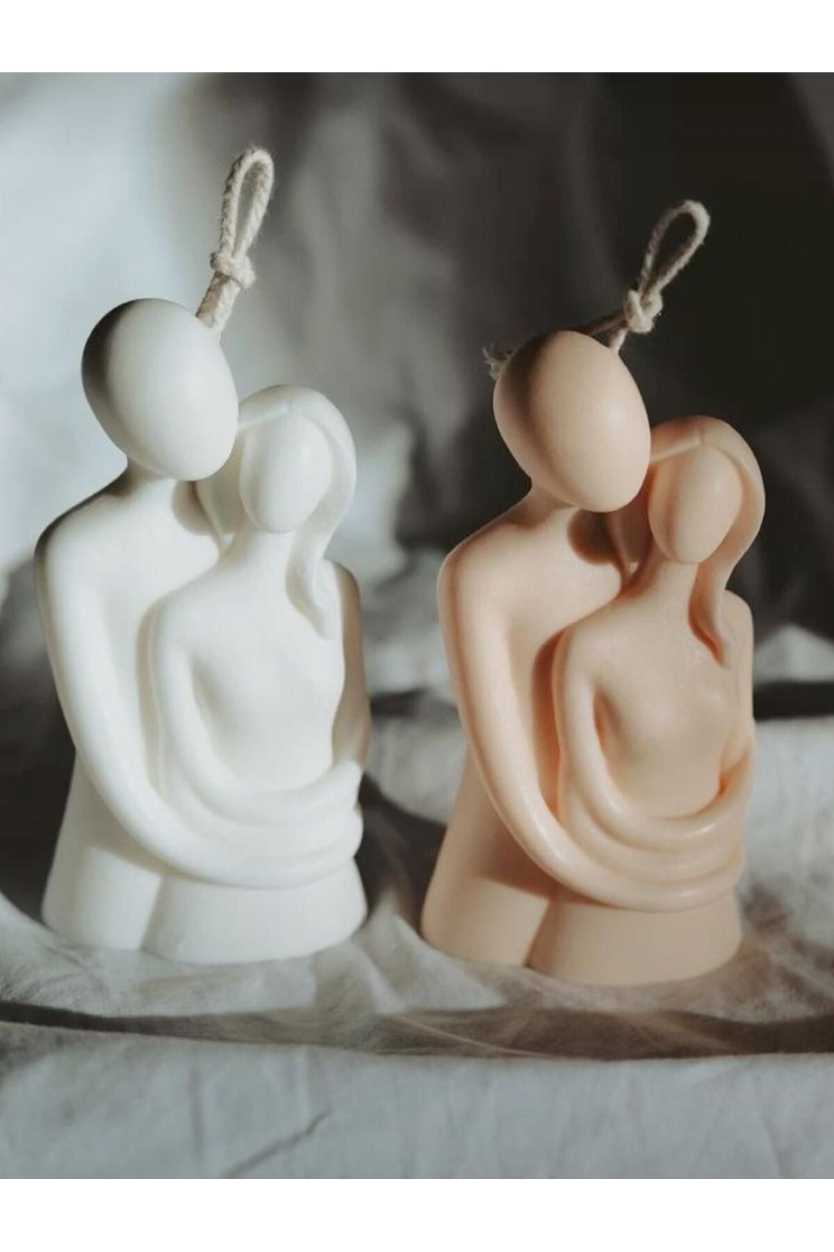 Kadın Erkek Lüks Mum Aşk Dekoratif Mum – görsel 4