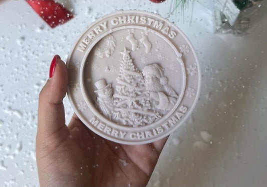 Yılbaşı Coin Kahve Dekoratif Mum