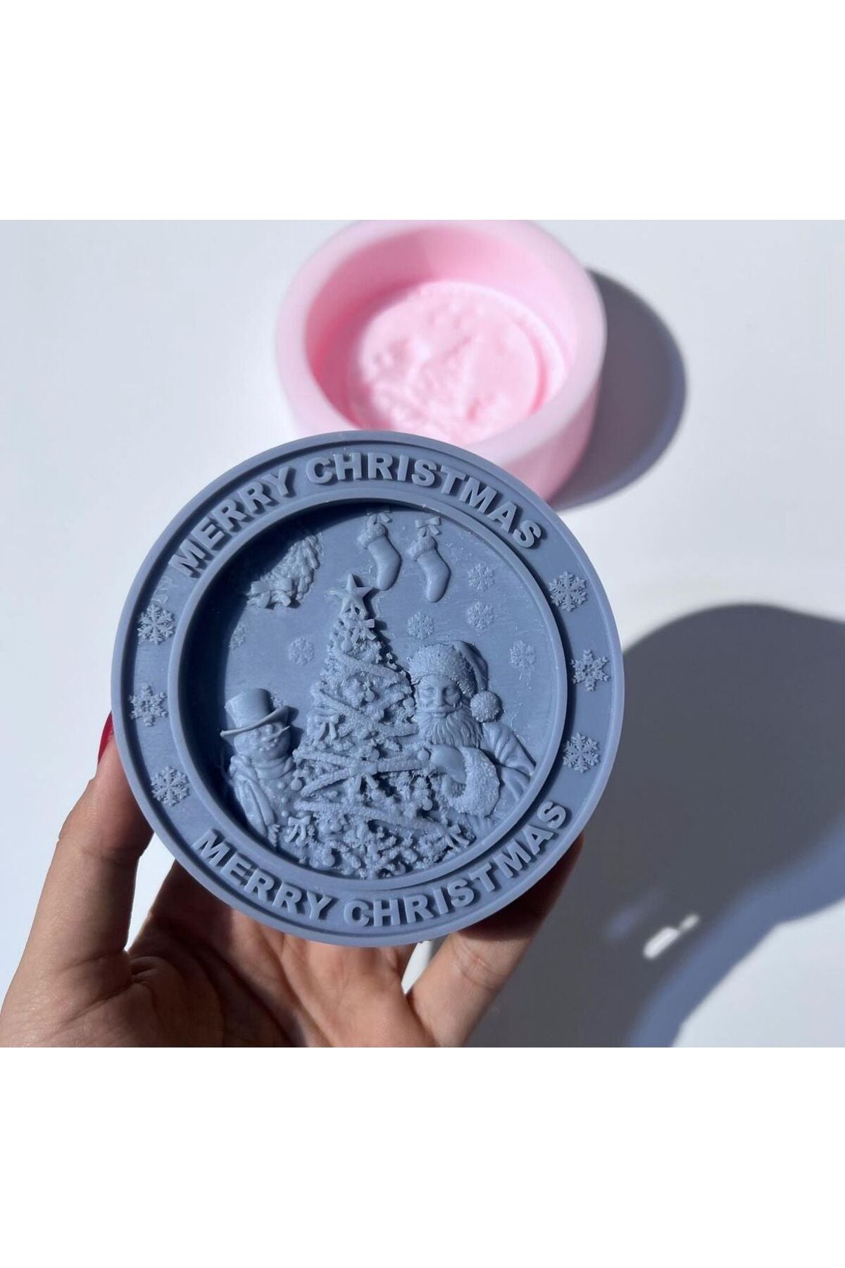 Yılbaşı Coin Kahve Dekoratif Mum – görsel 8